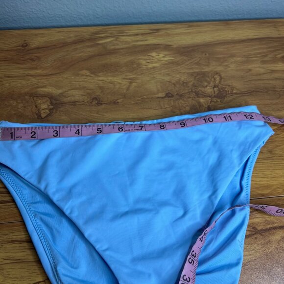 Good American Matte‎ Good Waist Bikini Bottom Size 2 Medium High Rise Cheeky NEW - Picture 2 of 7